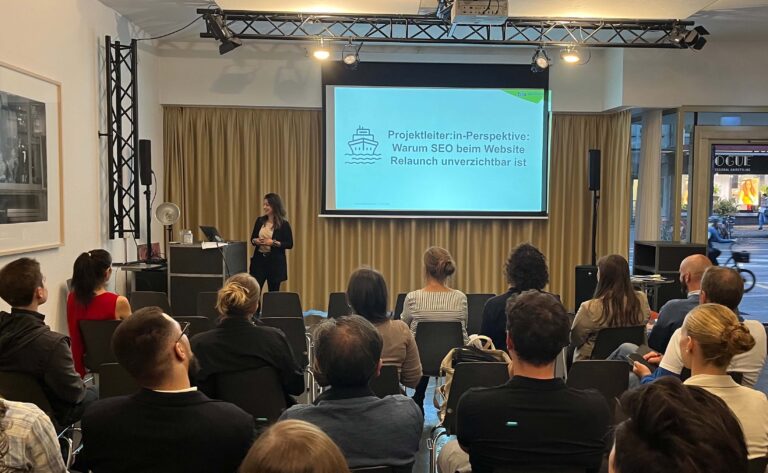 SEOnerdSwitzerland Bern 2023: Deniz Selina Akman as a speaker